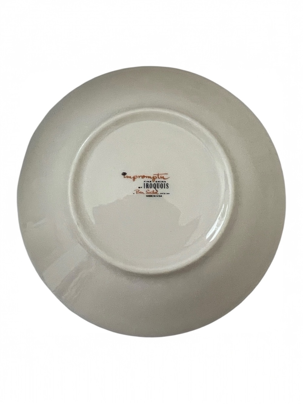 Vintage Iroquois Impromptu Ben Seibel Atomic Starburst Saucer MCM 6” - Picture 4 of 7